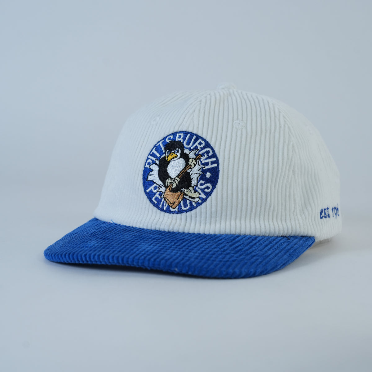 Penguins Retro Hat — front quarter